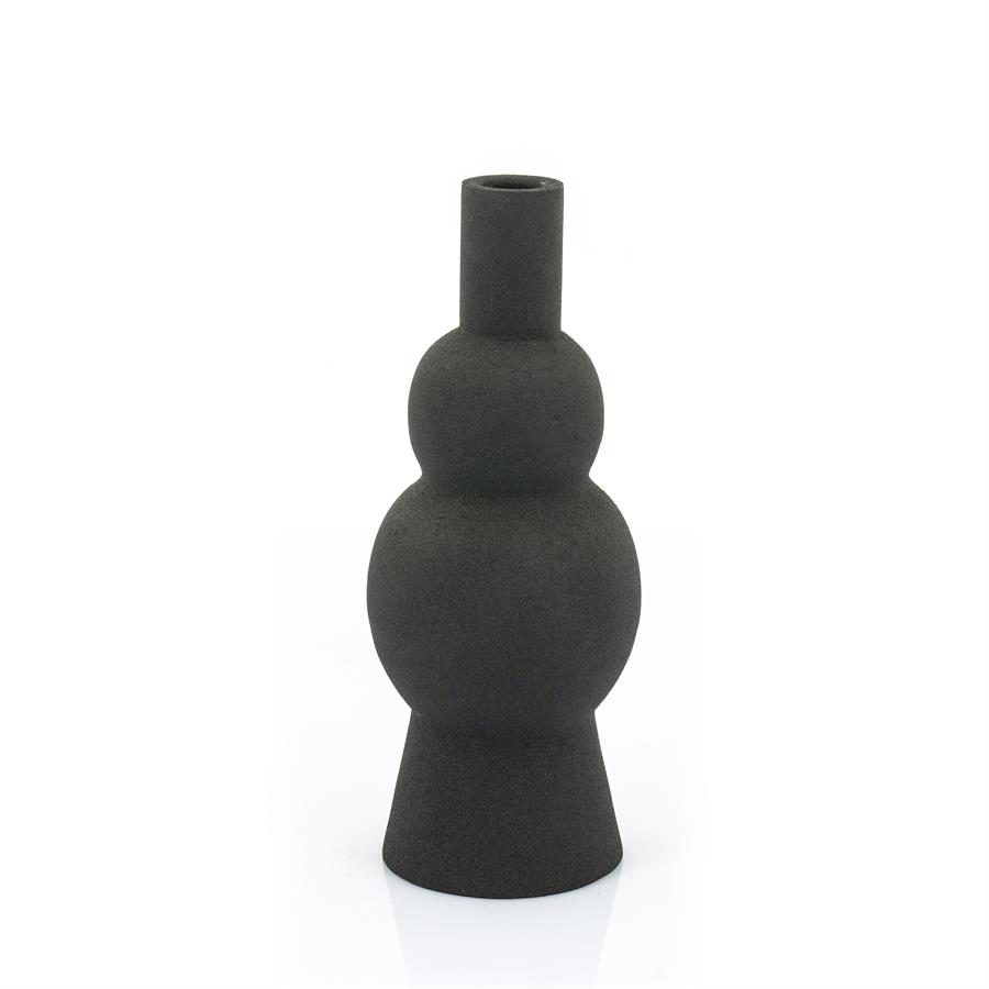 Candle holder Bold - black
