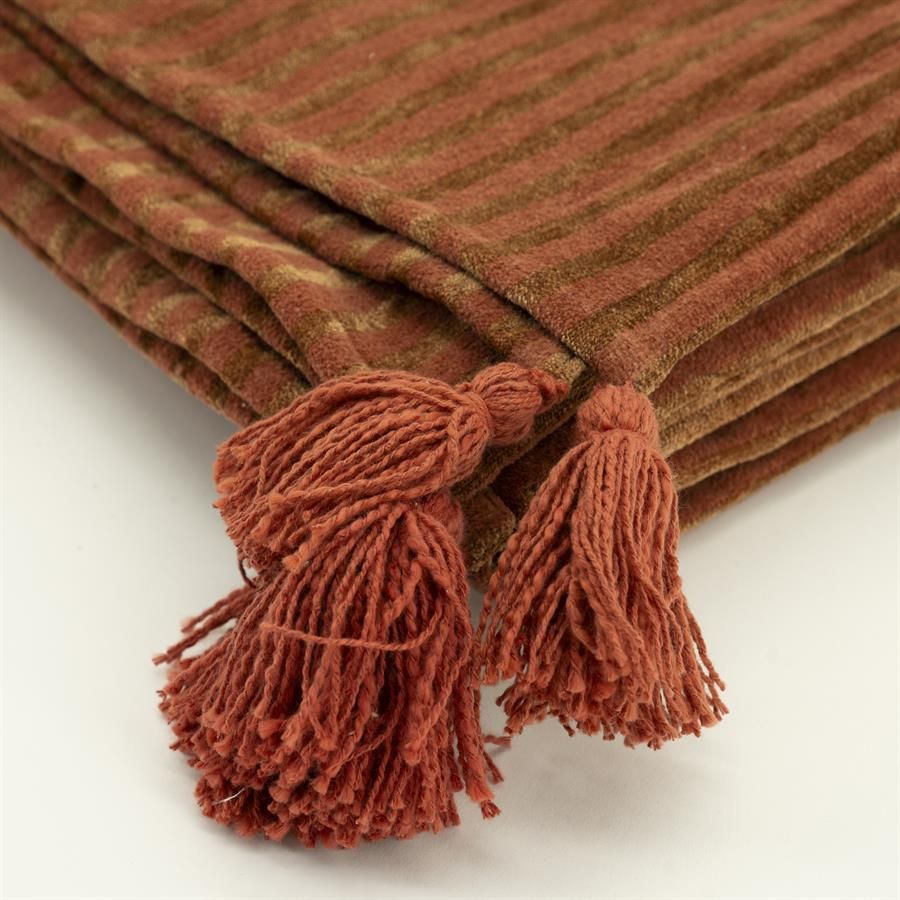 Plaid Sirun - terracotta - Afbeelding 3