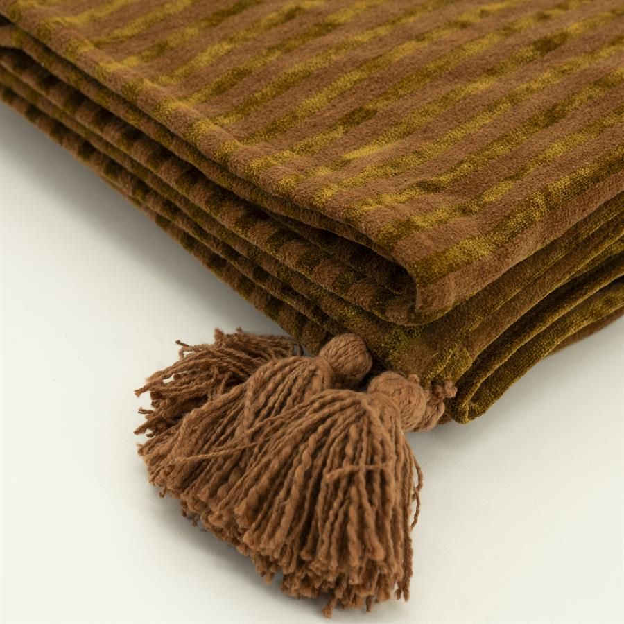 Plaid Sirun - mustard - Afbeelding 3