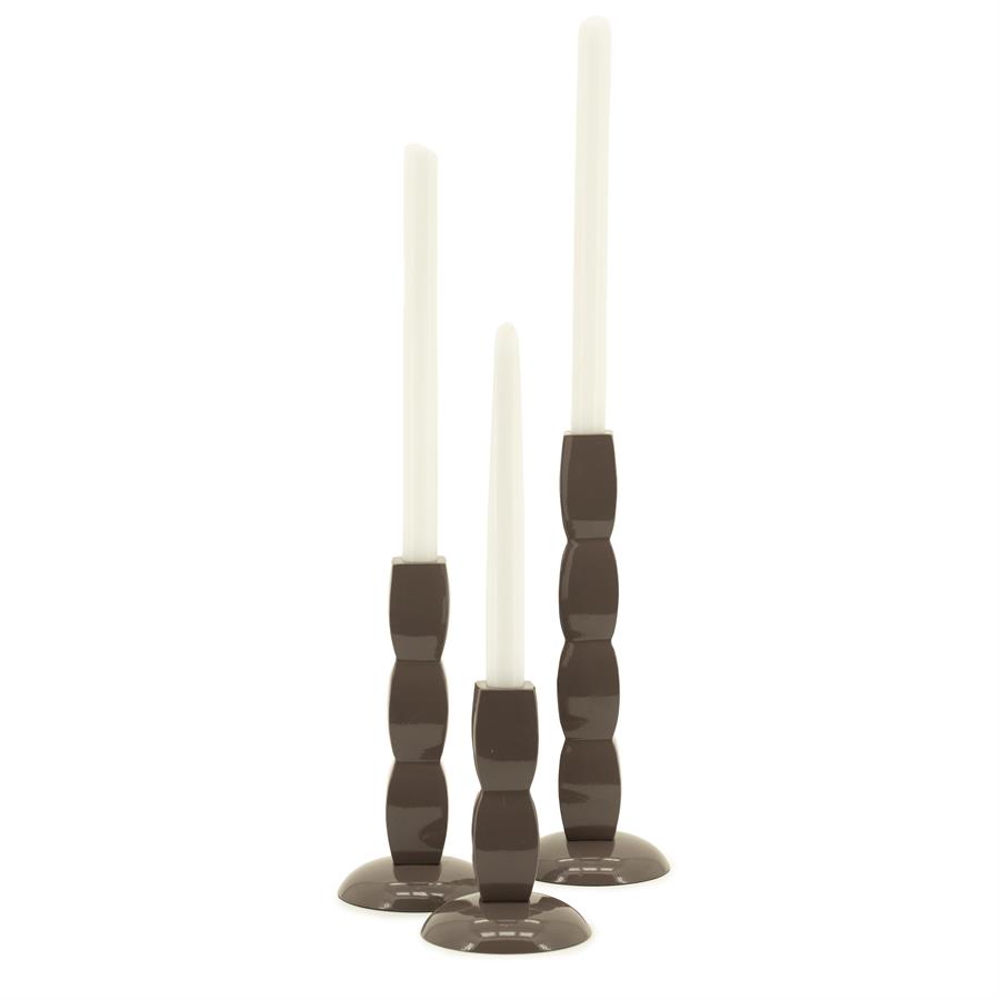 Candle holder Prinz - dark taupe - Afbeelding 3