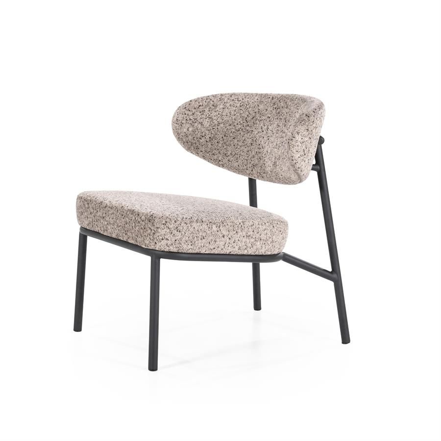 Lounge chair Jari - taupe - Afbeelding 2