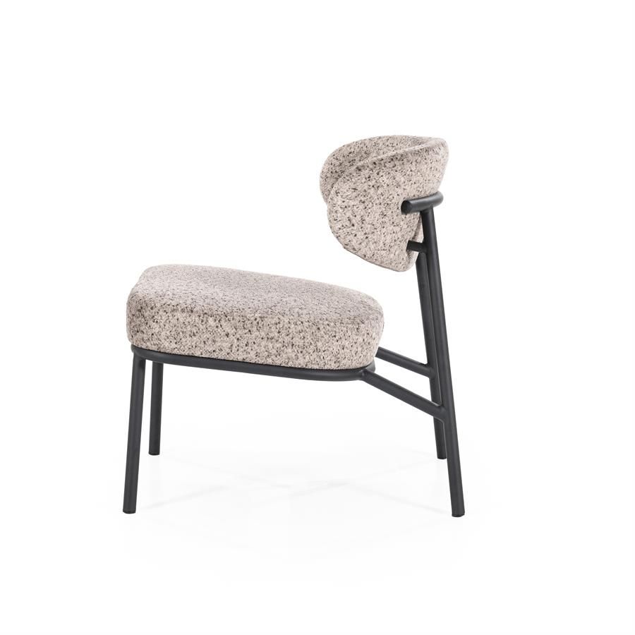 Lounge chair Jari - taupe - Afbeelding 3