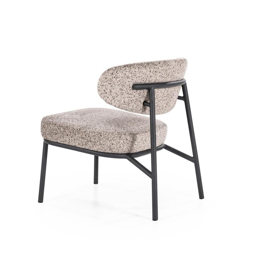 Lounge chair Jari - taupe - Afbeelding 4