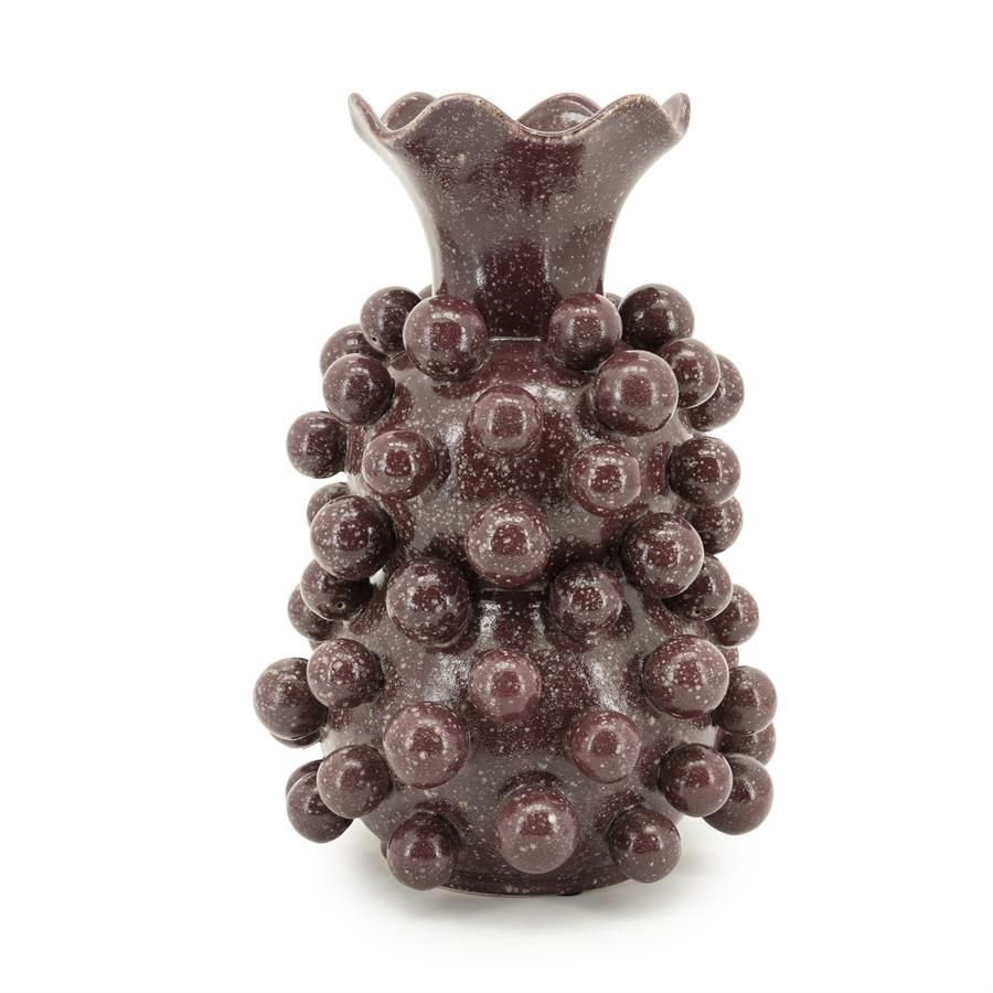 Vase Viro - burgundy