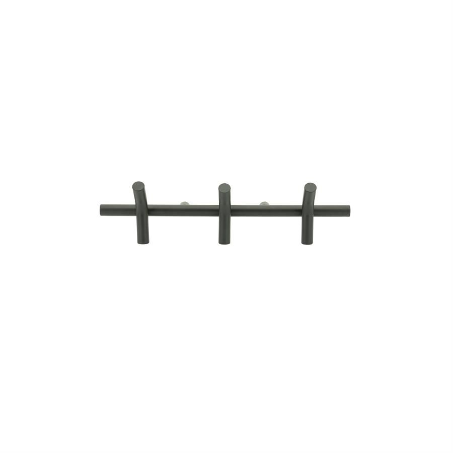 Wall coat rack Matto 3 - black