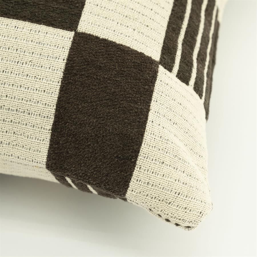 Pillow Twist 45x45 cm - brown - Afbeelding 2