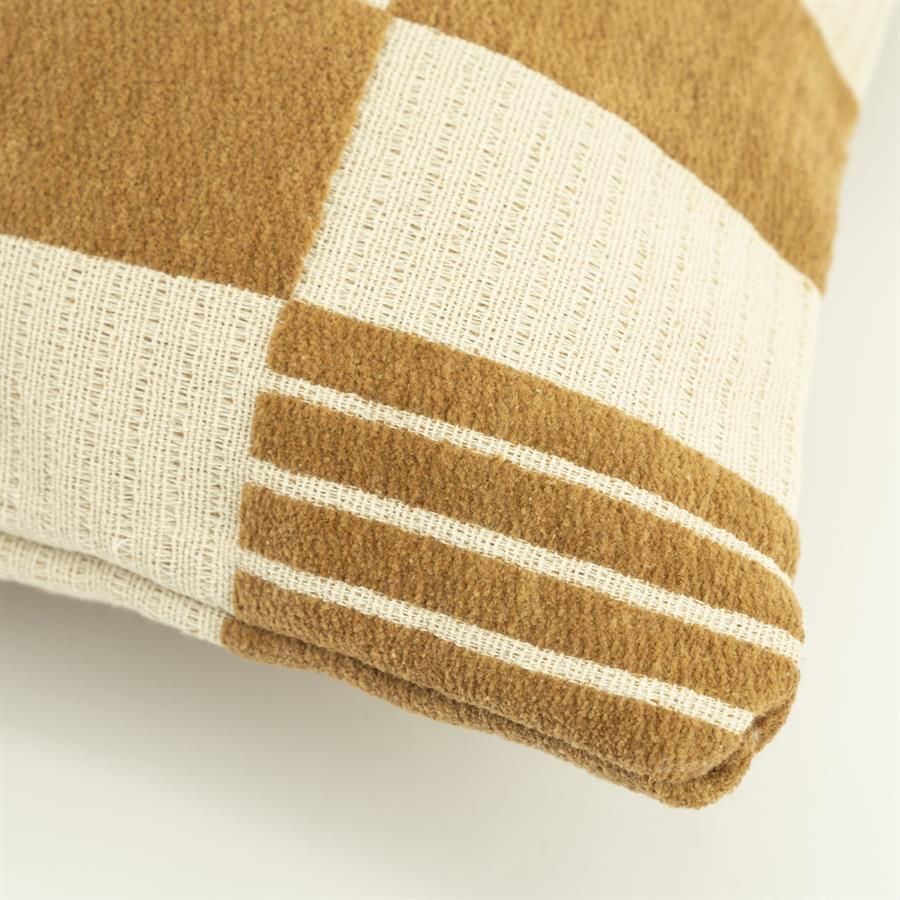 Pillow Twist 45x45 cm - mustard - Afbeelding 2