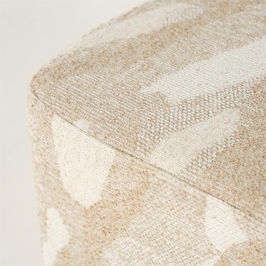 Pouf Rytm small - beige - Afbeelding 3