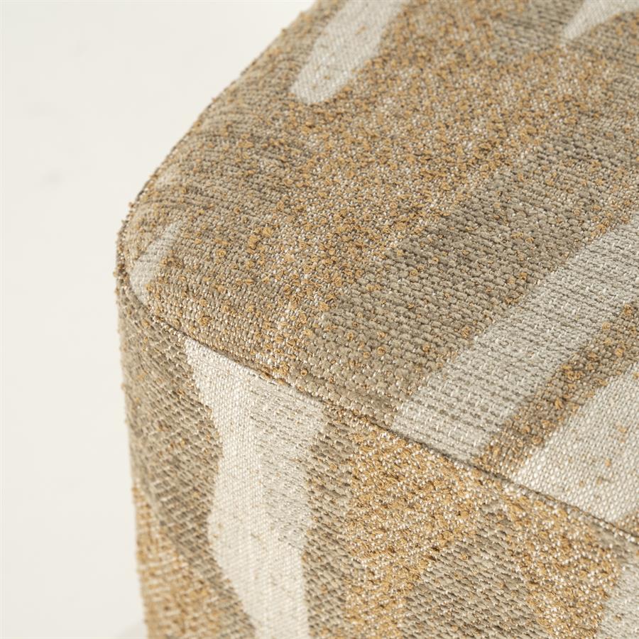 Pouf Rytm small - taupe - Afbeelding 3