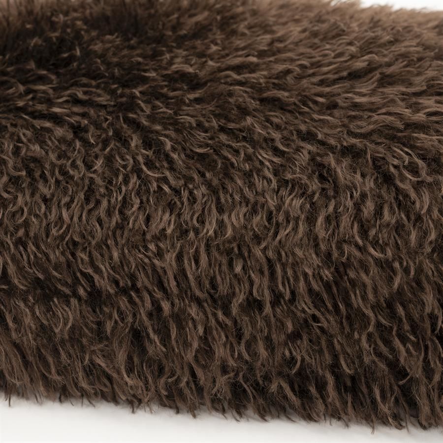Pillow Doodly 50x50 cm - dark brown - Afbeelding 2