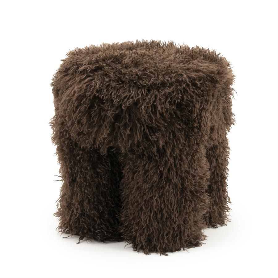 Stool Doodly - dark brown - Afbeelding 2