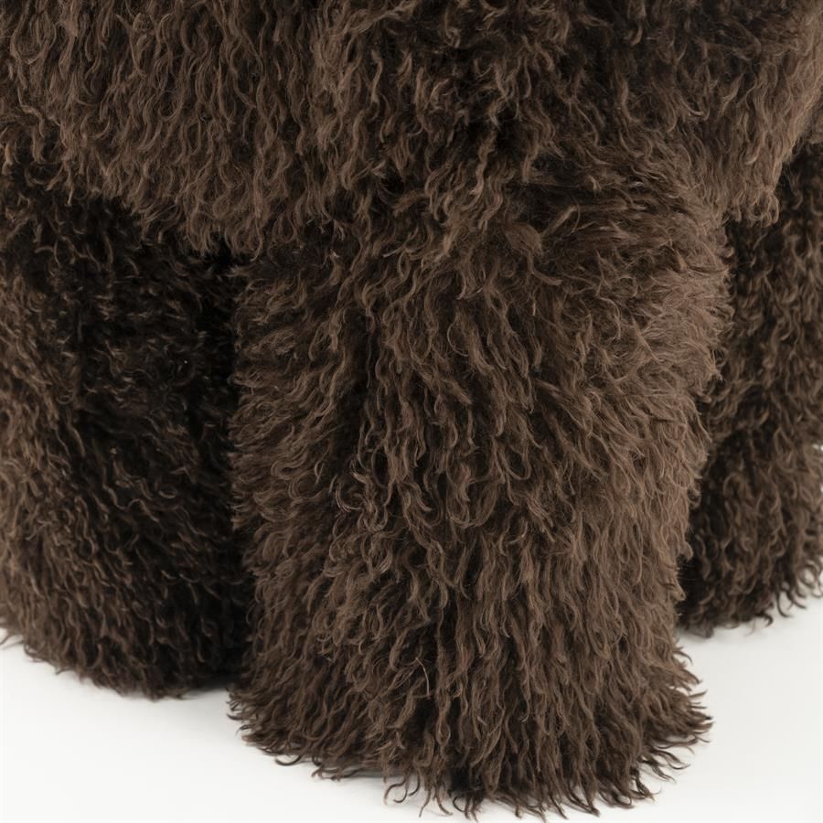 Stool Doodly - dark brown - Afbeelding 4