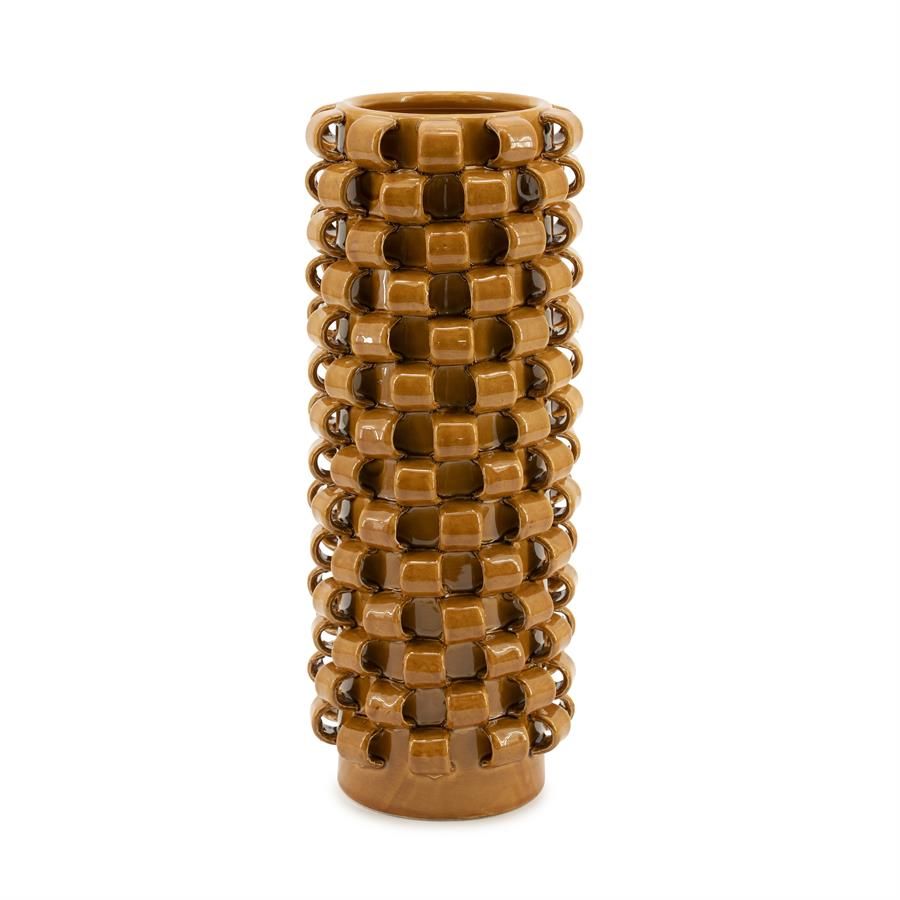 Vase Loopa 1 - mustard