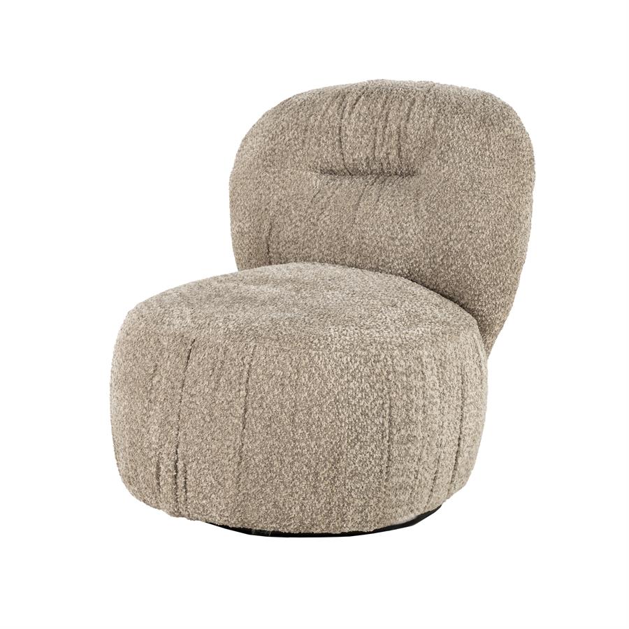 Lounge chair Roux - taupe - Afbeelding 2