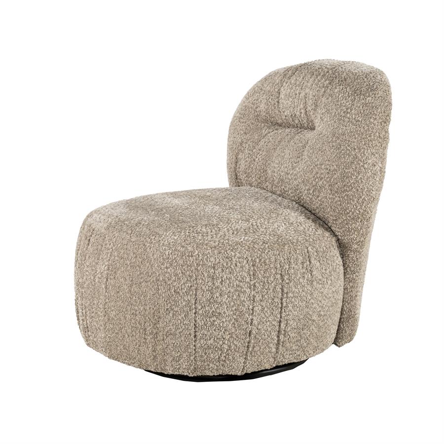 Lounge chair Roux - taupe - Afbeelding 3