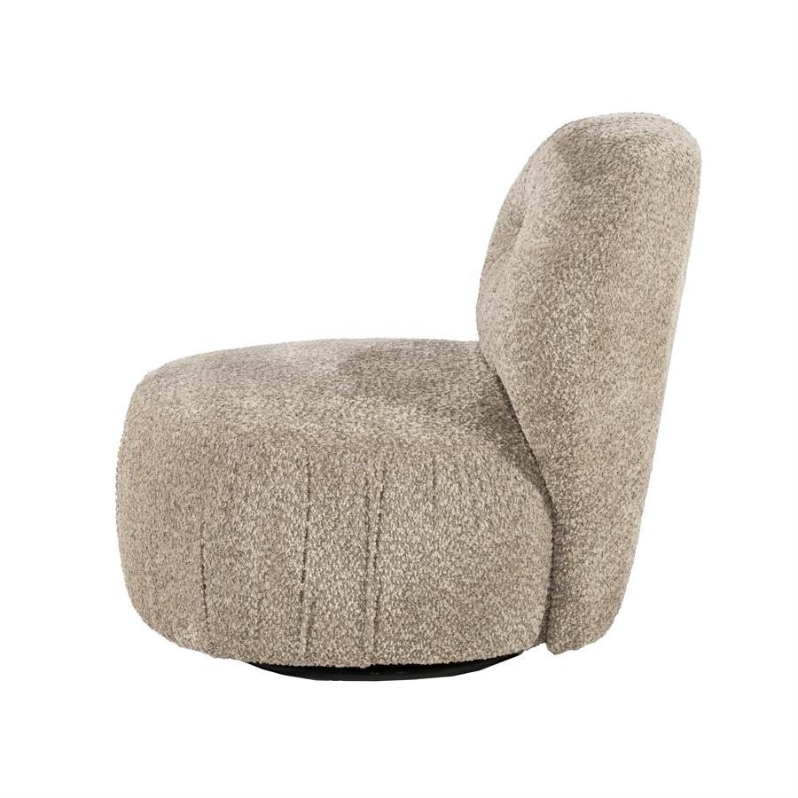 Lounge chair Roux - taupe - Afbeelding 4