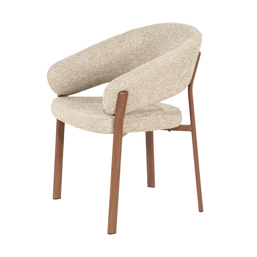 Chair Sedia with armrest - brown - Afbeelding 3