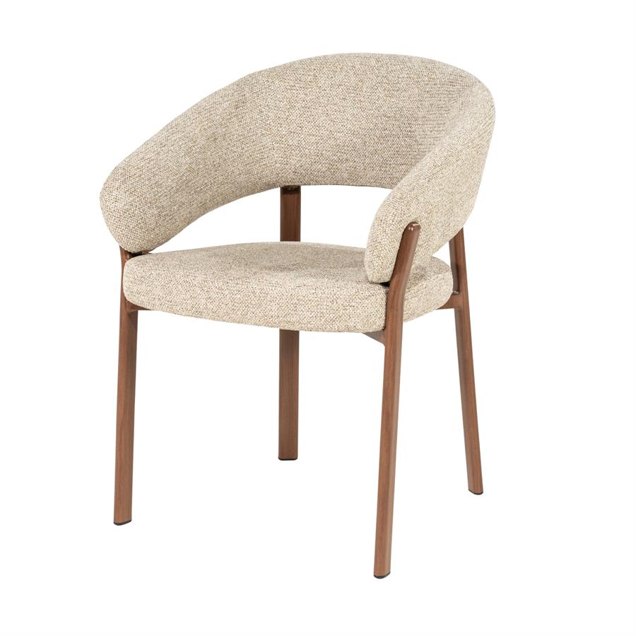 Chair Sedia with armrest - brown - Afbeelding 2