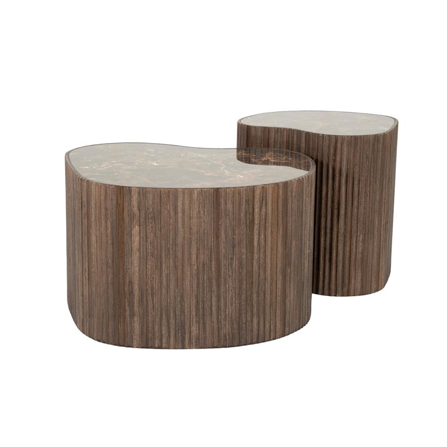 Nice (set of 2) - brown - Afbeelding 2