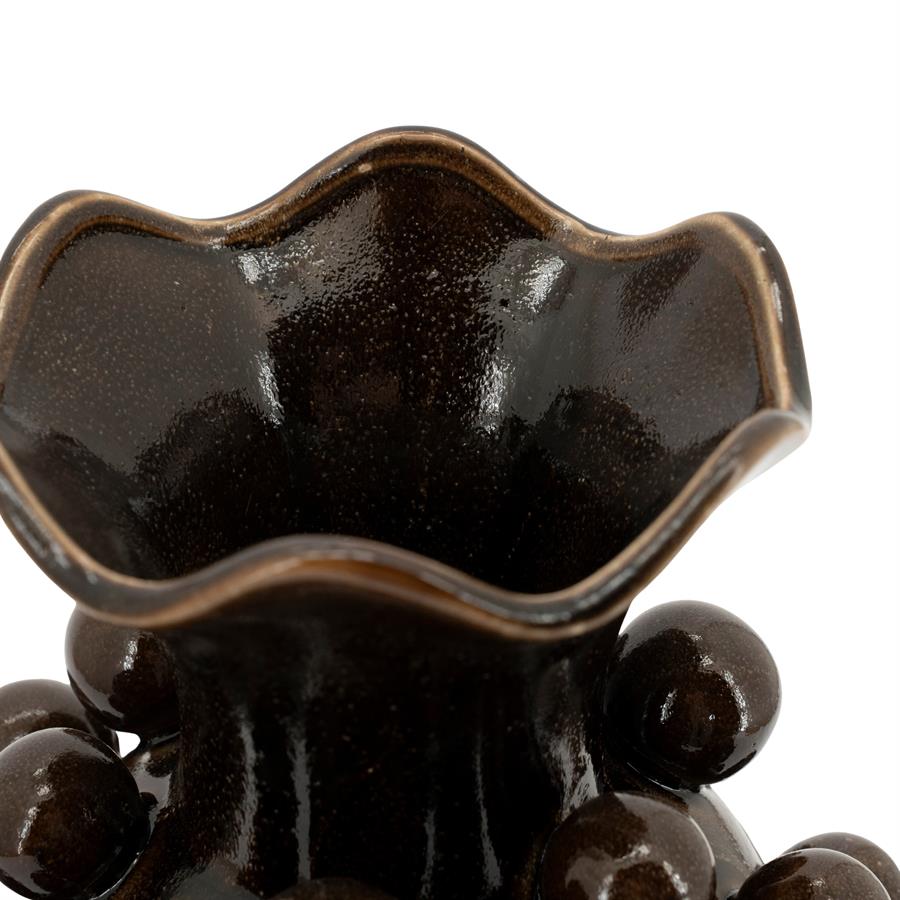 Vase Viro - brown - Afbeelding 3