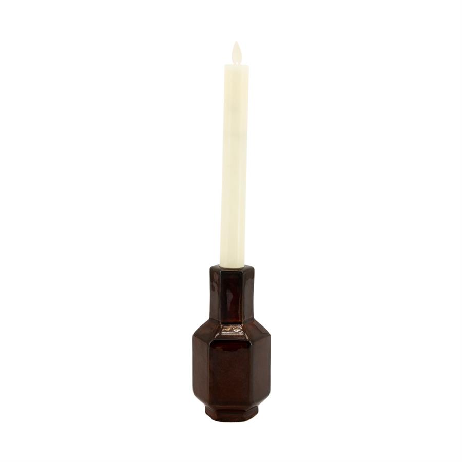Candle holder Axis small - dark red - Afbeelding 2