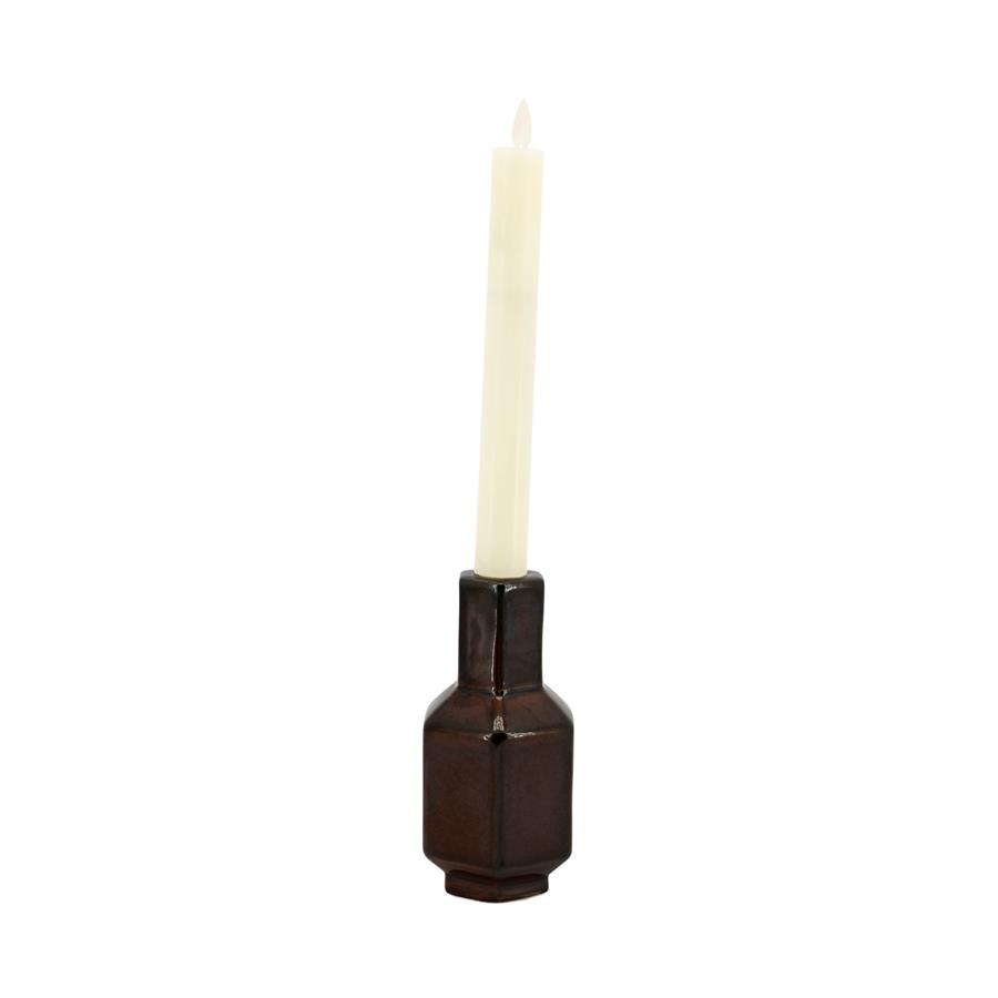 Candle holder Axis small - dark red - Afbeelding 3