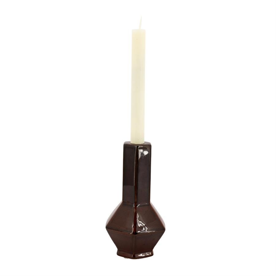 Candle holder Axis large - dark red - Afbeelding 3