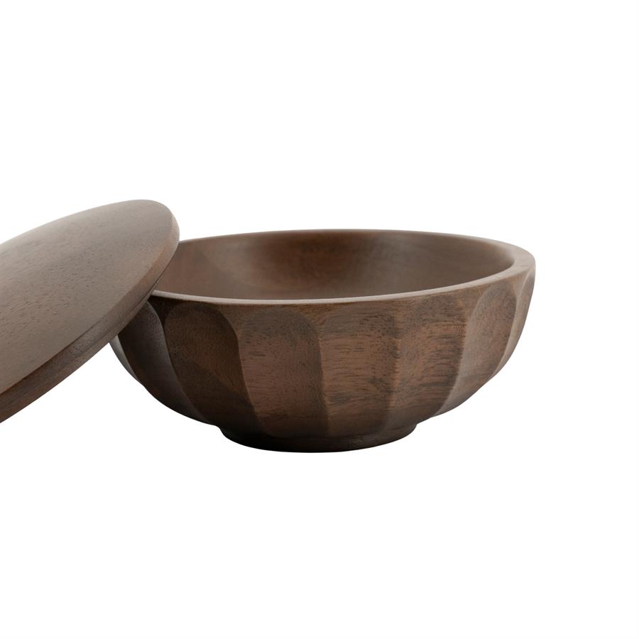 Storage bowl Yori small - dark brown - Afbeelding 2