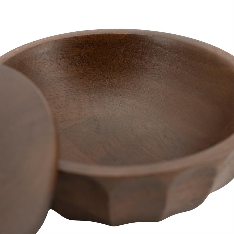Storage bowl Yori small - dark brown - Afbeelding 3