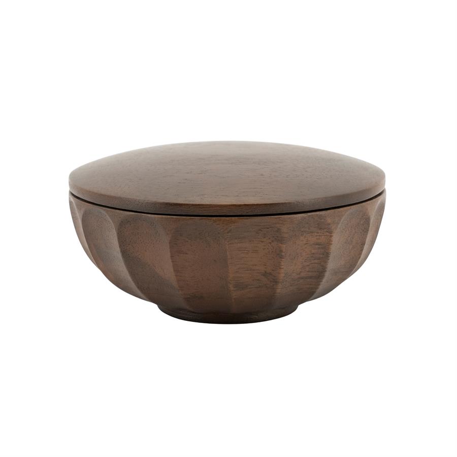 Storage bowl Yori small - dark brown