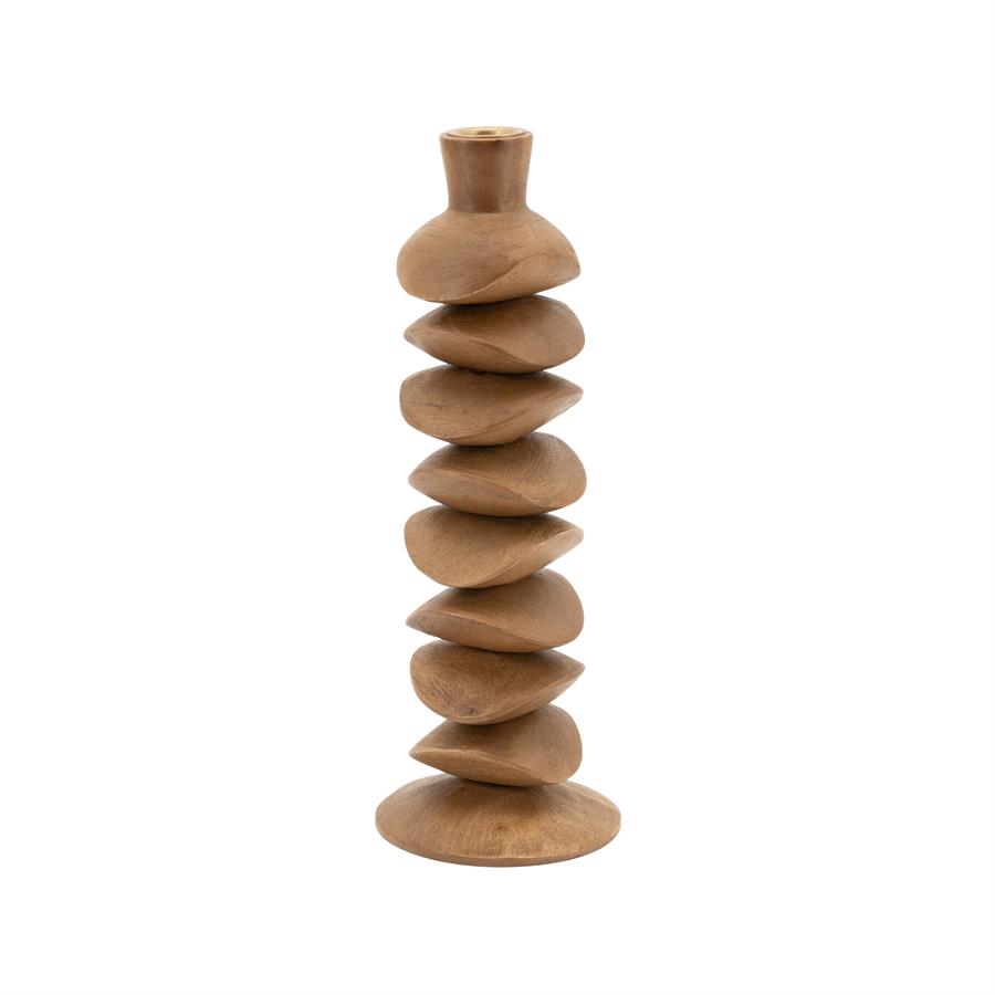 Candle holder Kasane small - brown - Afbeelding 2