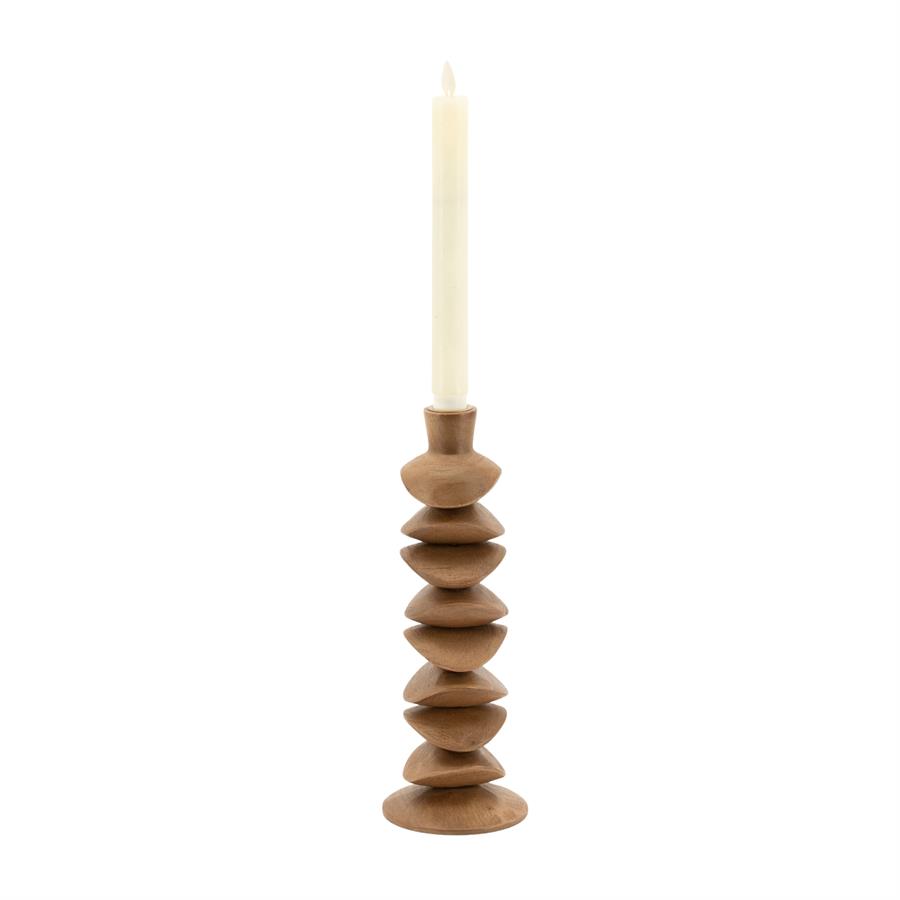 Candle holder Kasane small - brown - Afbeelding 3