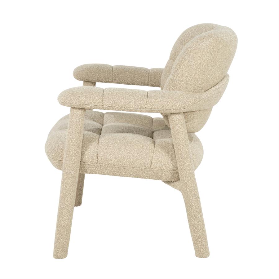 Lounge chair Knox - taupe - Afbeelding 3
