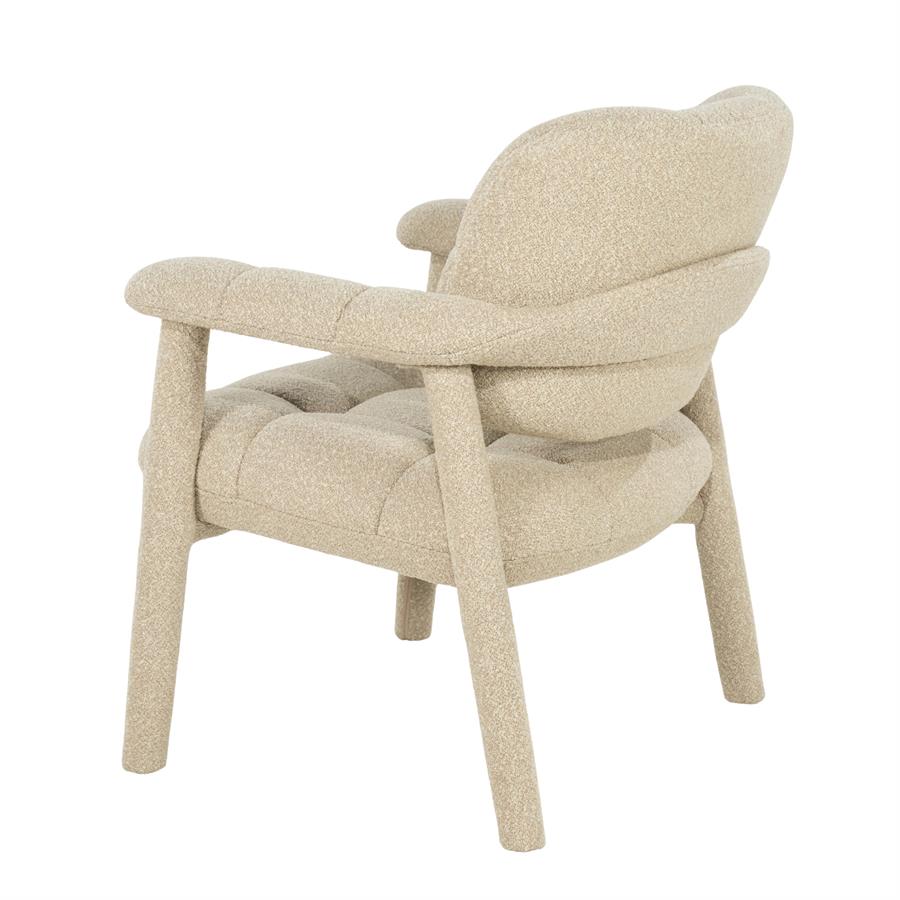 Lounge chair Knox - taupe - Afbeelding 4