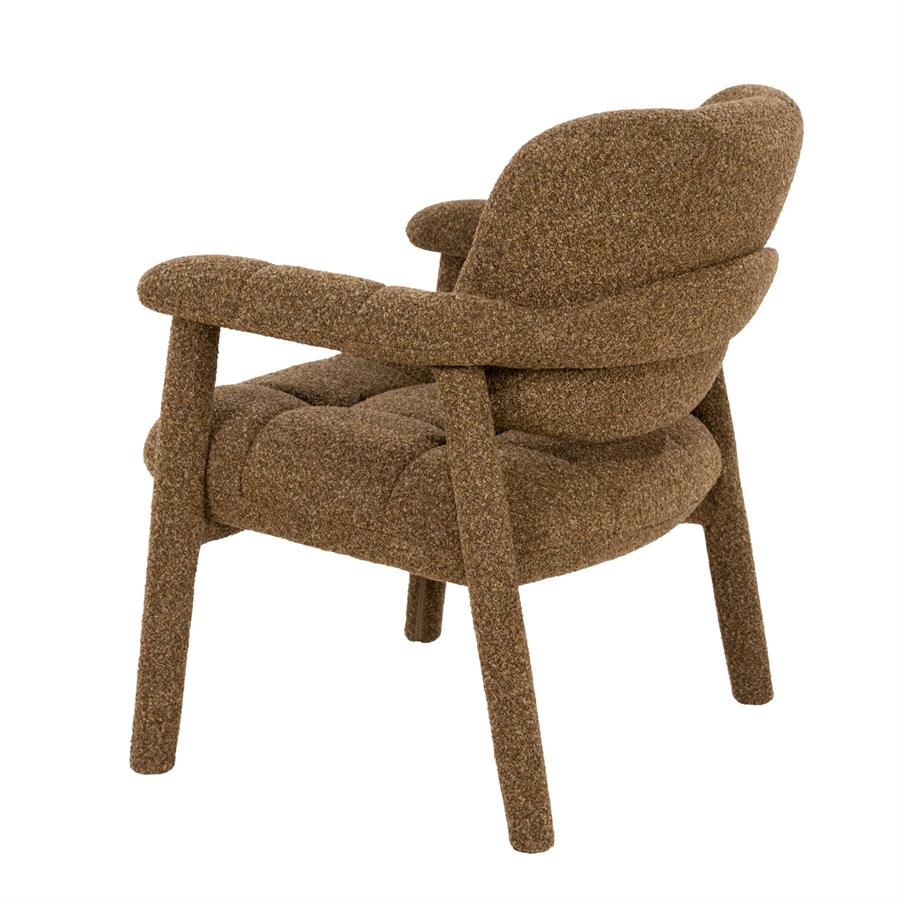 Lounge chair Knox - brown - Afbeelding 4