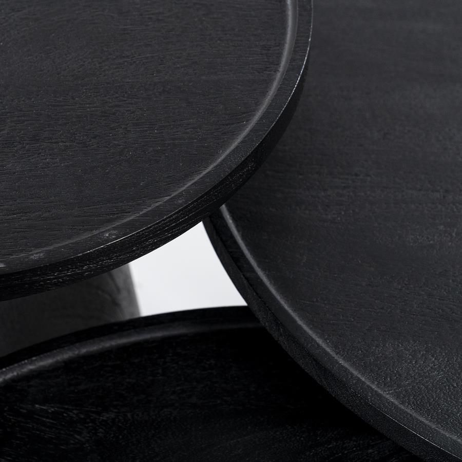 Salontafel Ron 66x39 - zwart - Afbeelding 3