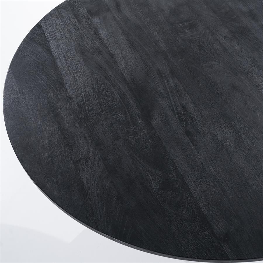 Eettafel Aron rond 130 - zwart - Afbeelding 2