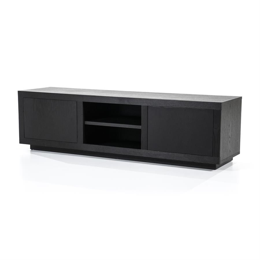 TV meubel Helsinki 160 cm- zwart - Afbeelding 2