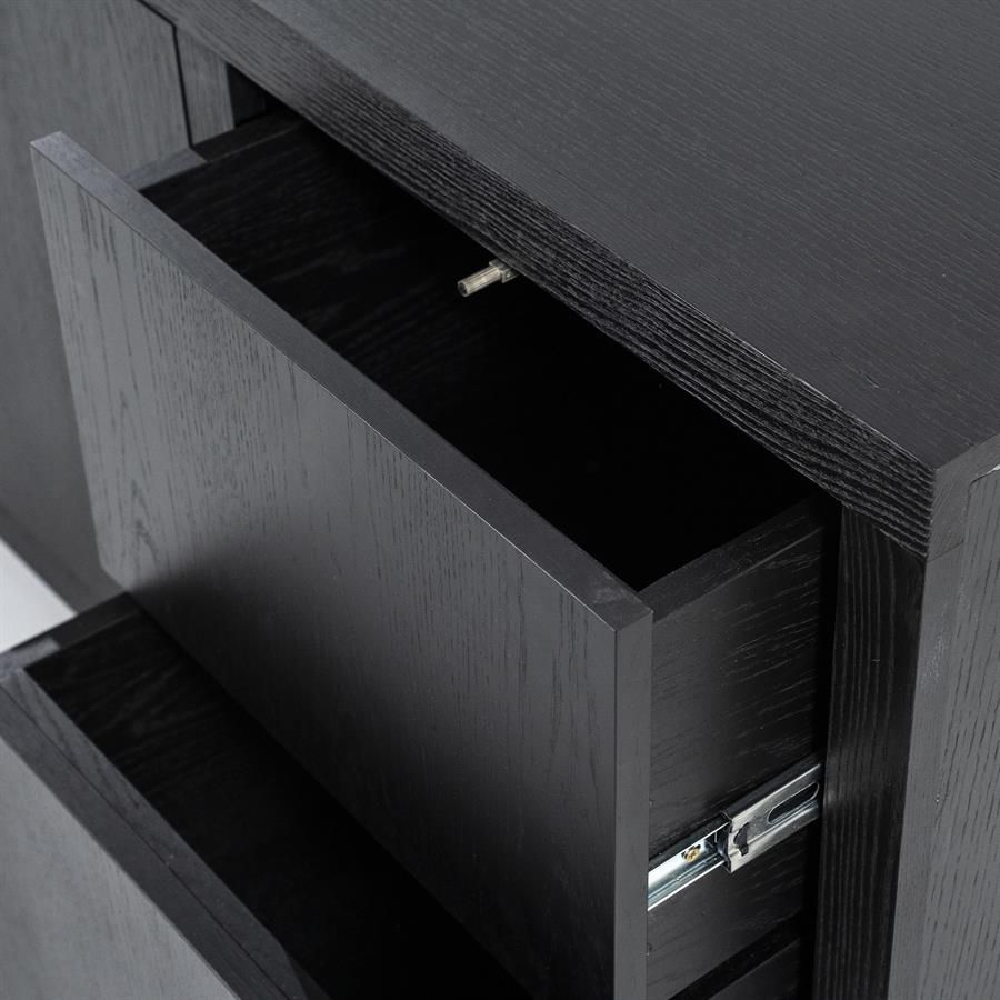 Dressoir Helsinki - zwart - Afbeelding 3