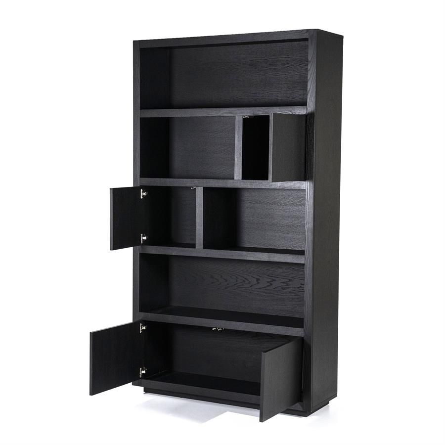 Kabinet Helsinki 120x220 cm - zwart - Afbeelding 4