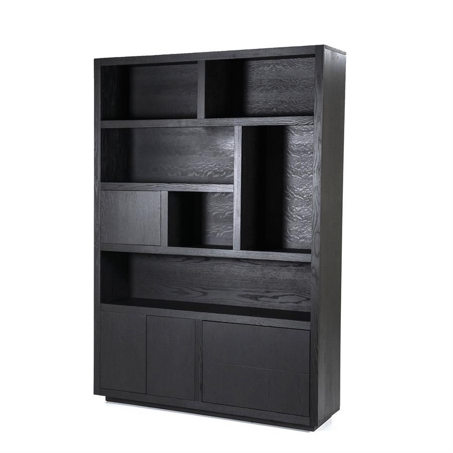 Kabinet Helsinki 150x220 cm - zwart - Afbeelding 2