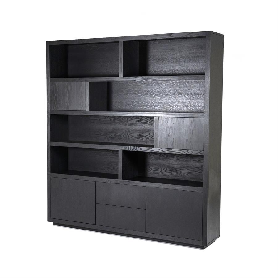 Kabinet Helsinki 200x220 cm - zwart - Afbeelding 2