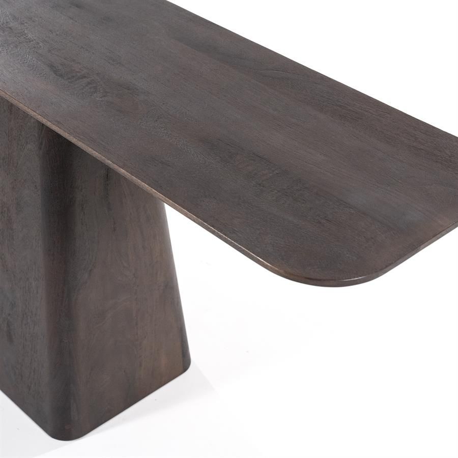 Sidetable Aron 180x40 – bruin - Afbeelding 3