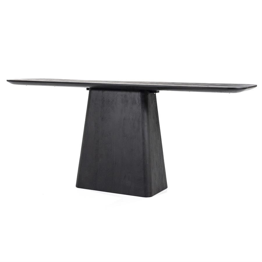 Sidetable Aron 180x40 - zwart - Afbeelding 2