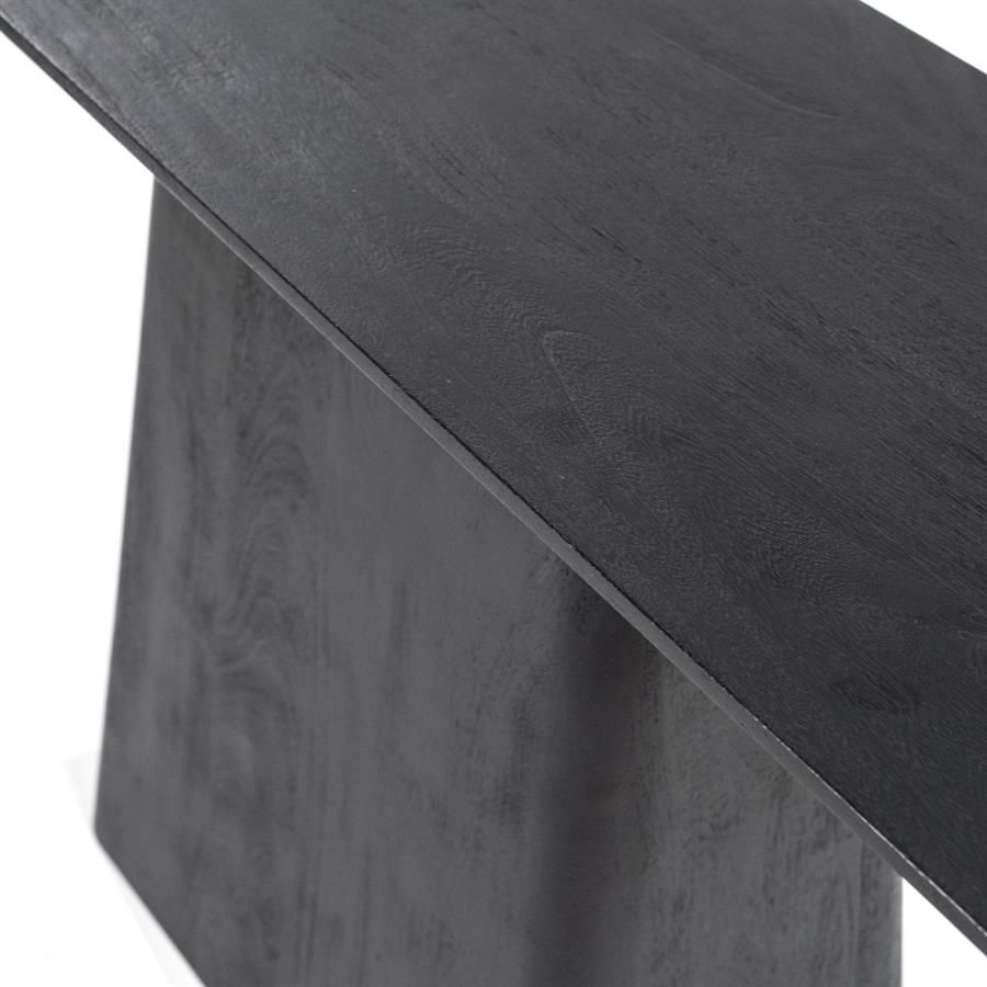 Sidetable Aron 180x40 - zwart - Afbeelding 3
