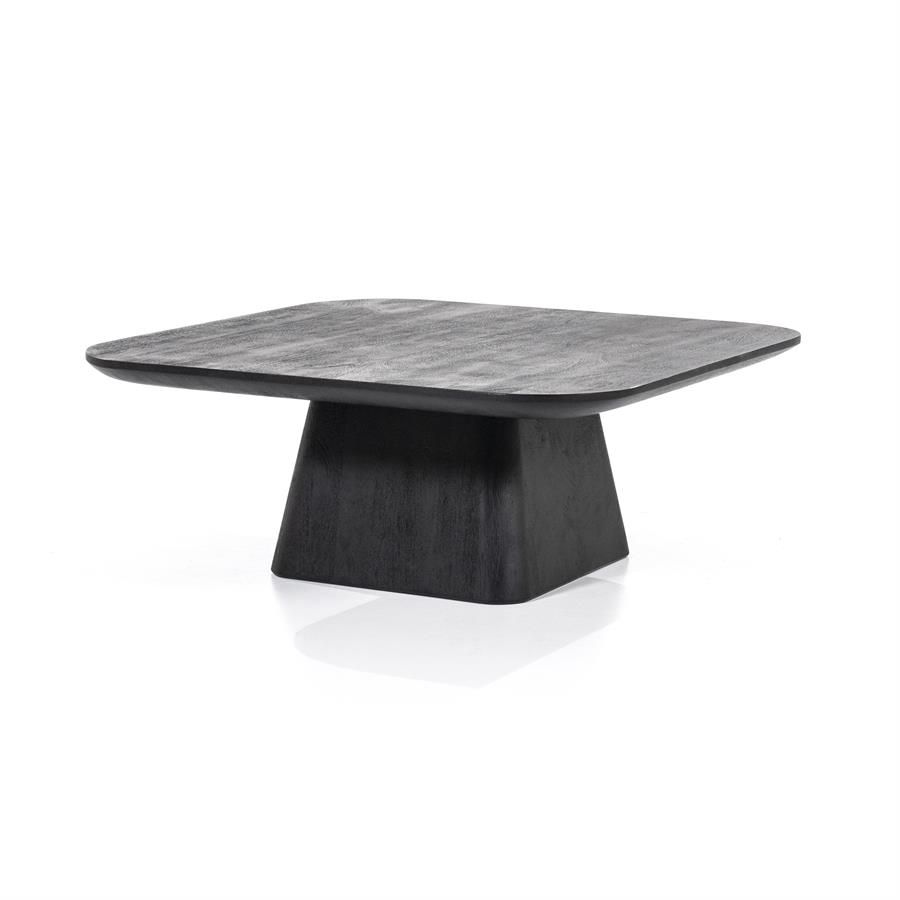 Salontafel Aron vierkant 80x80 - zwart - Afbeelding 2