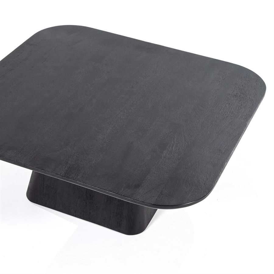 Salontafel Aron vierkant 80x80 - zwart - Afbeelding 3