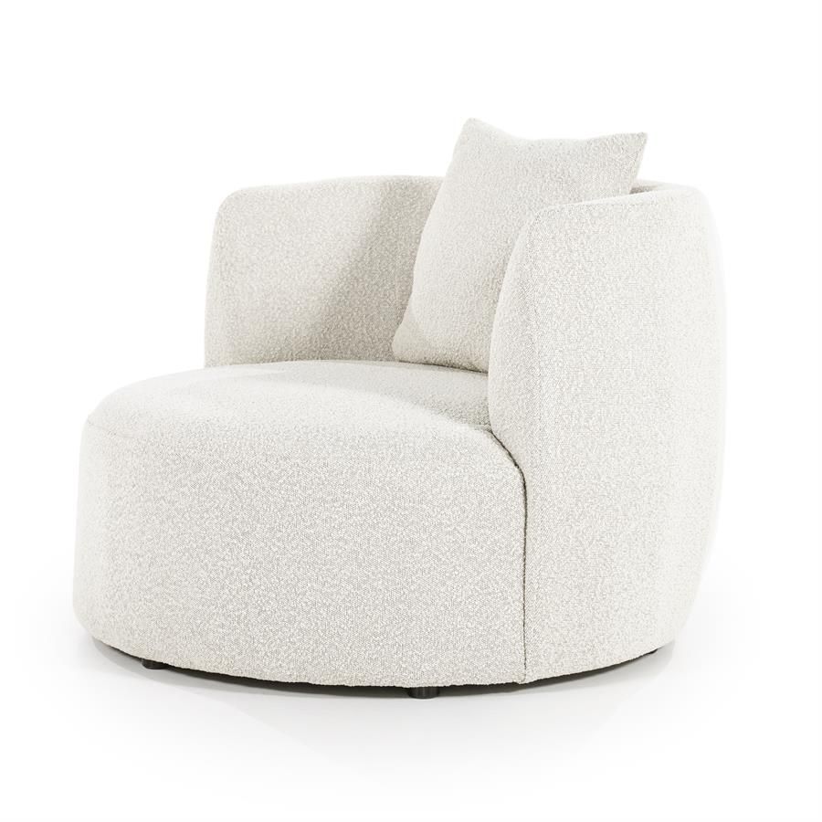 Fauteuil Louis met kussen - beige Spark - Afbeelding 2