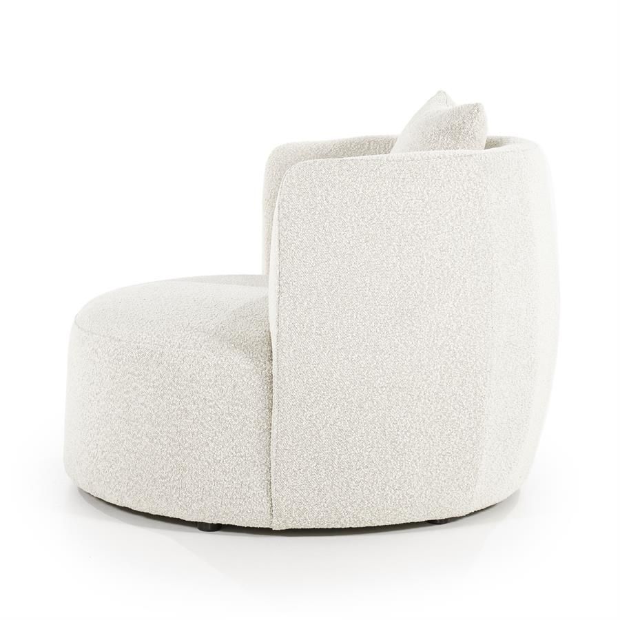 Fauteuil Louis met kussen - beige Spark - Afbeelding 4