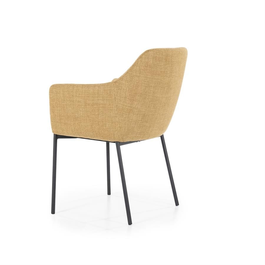 Stoel Paul - mosterd Linea - Afbeelding 4